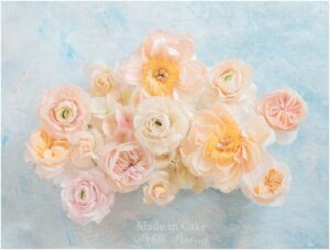 Wafer Paper flowers made during the Masterclass- Petite Pivoine Cakes