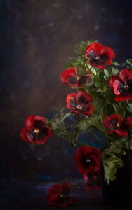 Wafer Paper pansies - Petite Pivoine Cakes