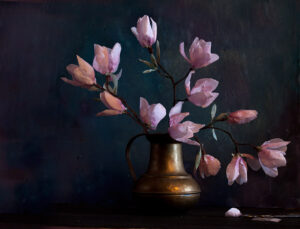 Wafer paper branch of magnolia- Petite Pivoine Cakes