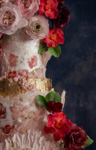 Wafer paper decorated cake- Petite Pivoine Cakes