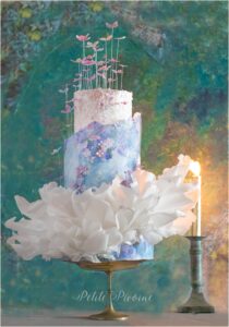 Ballet dancer wafer paper wedding cake- Petite Pivoine Cakes