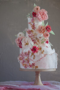 Chinese Wedding wafer paper wedding cake- Petite Pivoine Cakes