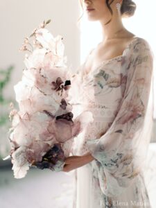 In Bloom wafer paper wedding cake- Petite Pivoine Cakes