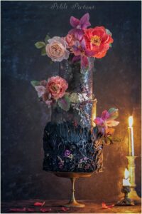Spanish Lady wafer paper wedding cake- Petite Pivoine Cakes